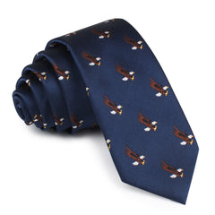 African Martial Eagle Skinny Tie