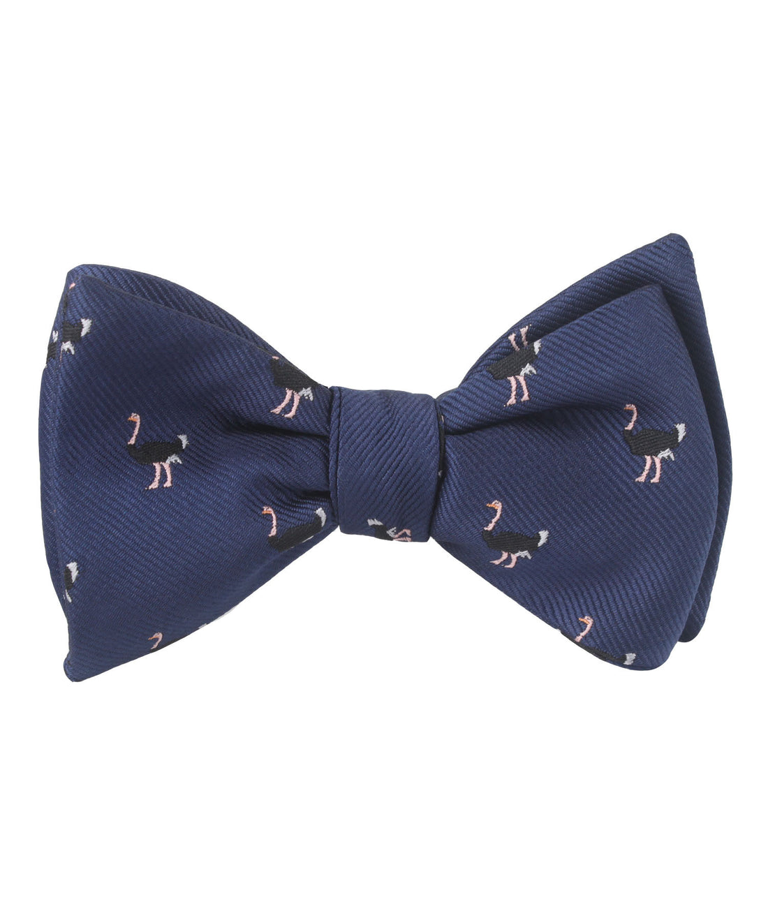 African Ostrich Self Tied Bow Tie