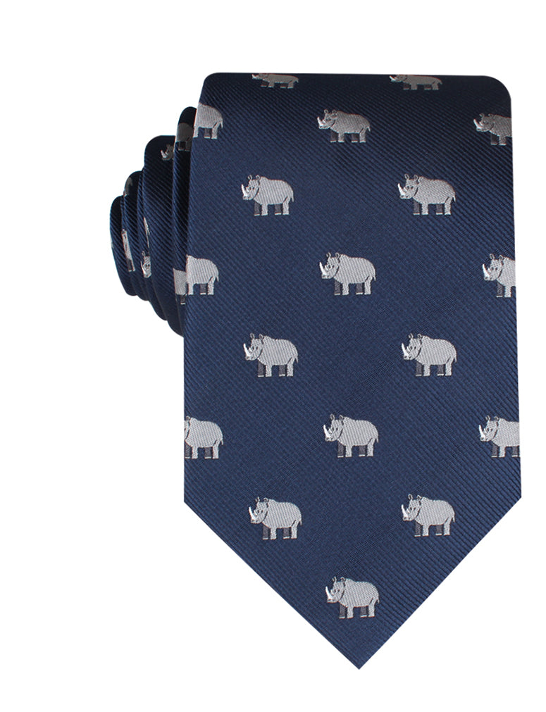 African Rhino Necktie