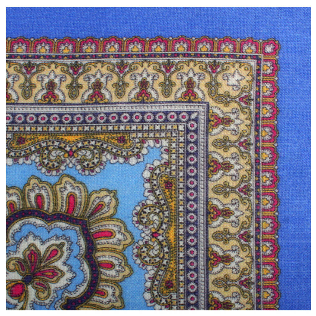 Arabian Nights Wool Pocket Square Fold
