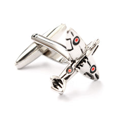 Airplane Cufflinks  Front Middle OTAA