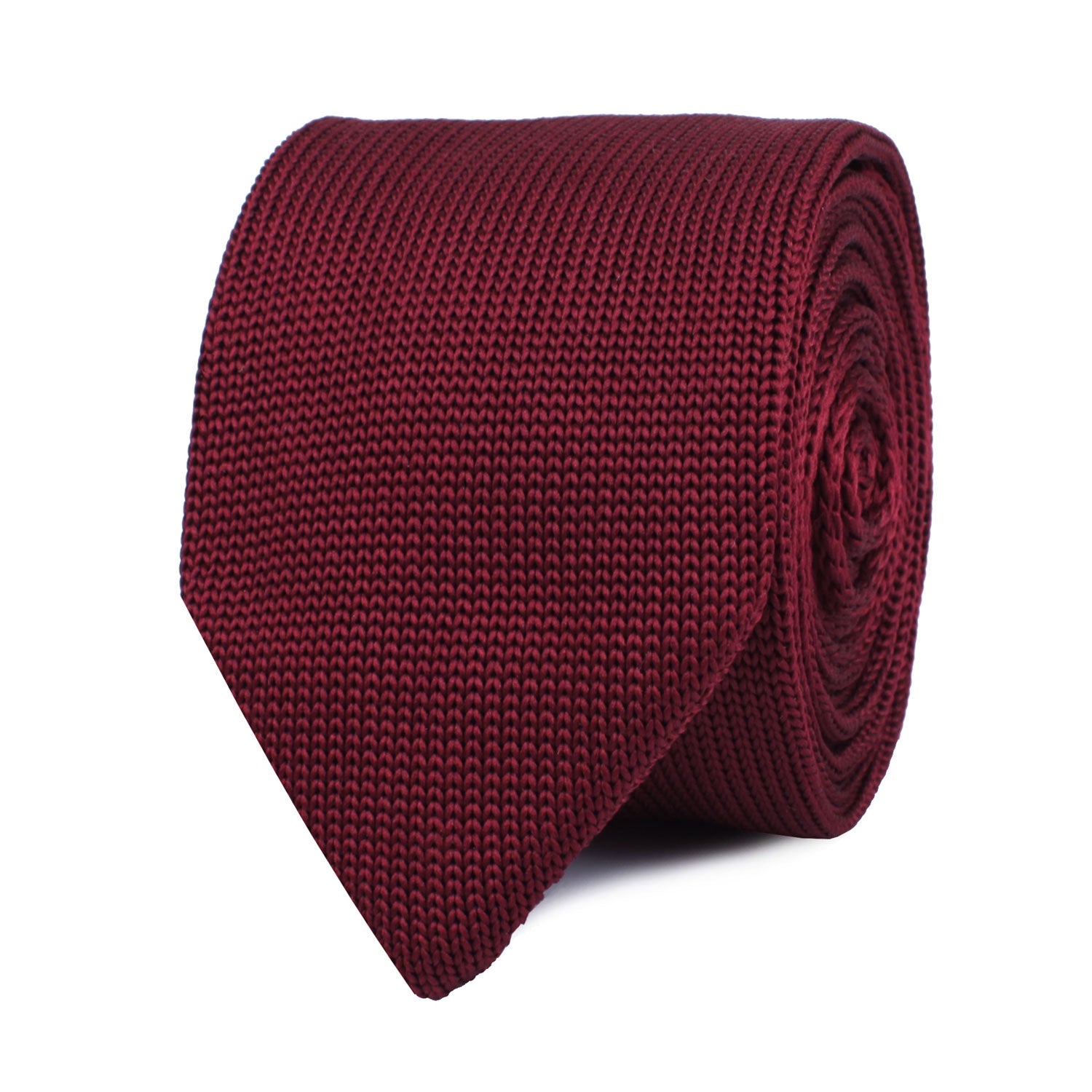 Aisling Burgundy Knitted Tie