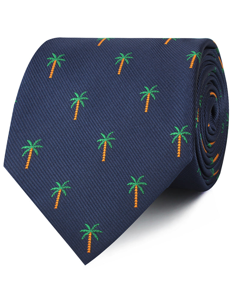Aitutaki Palm Tree Neckties