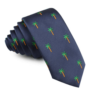 Aitutaki Palm Tree Skinny Tie