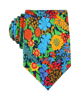 Amazonian Jungle Floral Necktie
