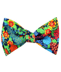 Amazonian Jungle Floral Self Tie Bow Tie