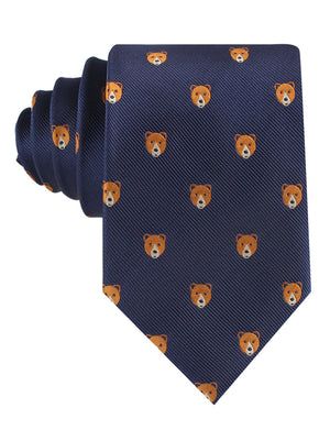 American Brown Bear Tie