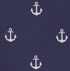 The OTAA Navy Blue Anchor Bow Tie