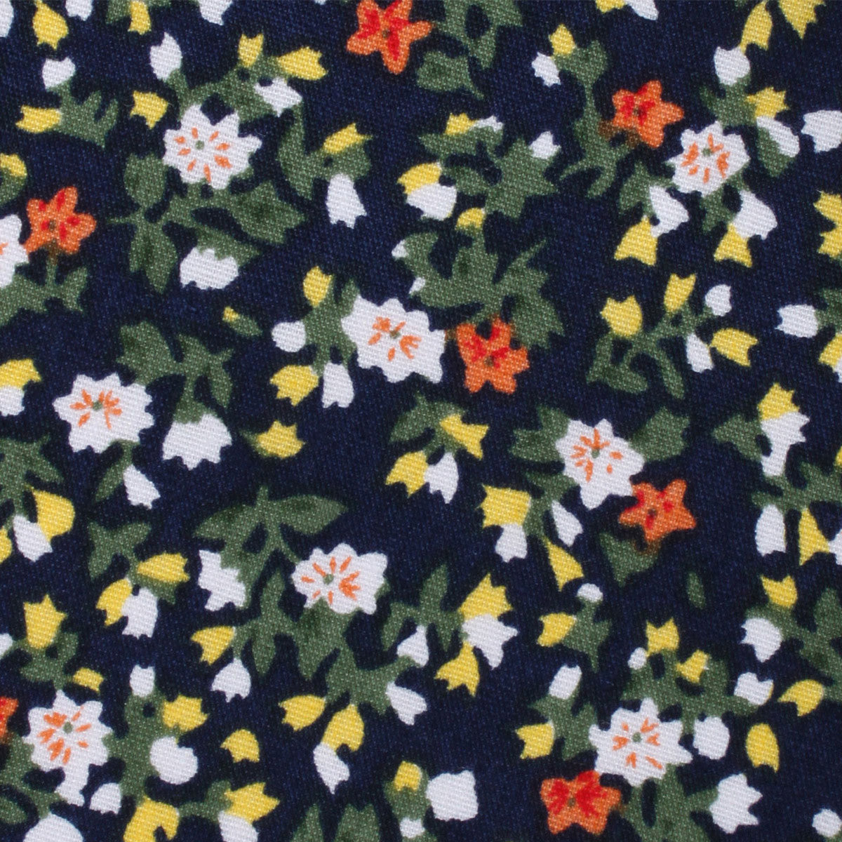 Anemone Floral Fabric Self Bowtie