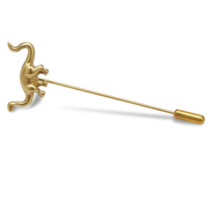 Antique Gold Brontosaurus Lapel Pin