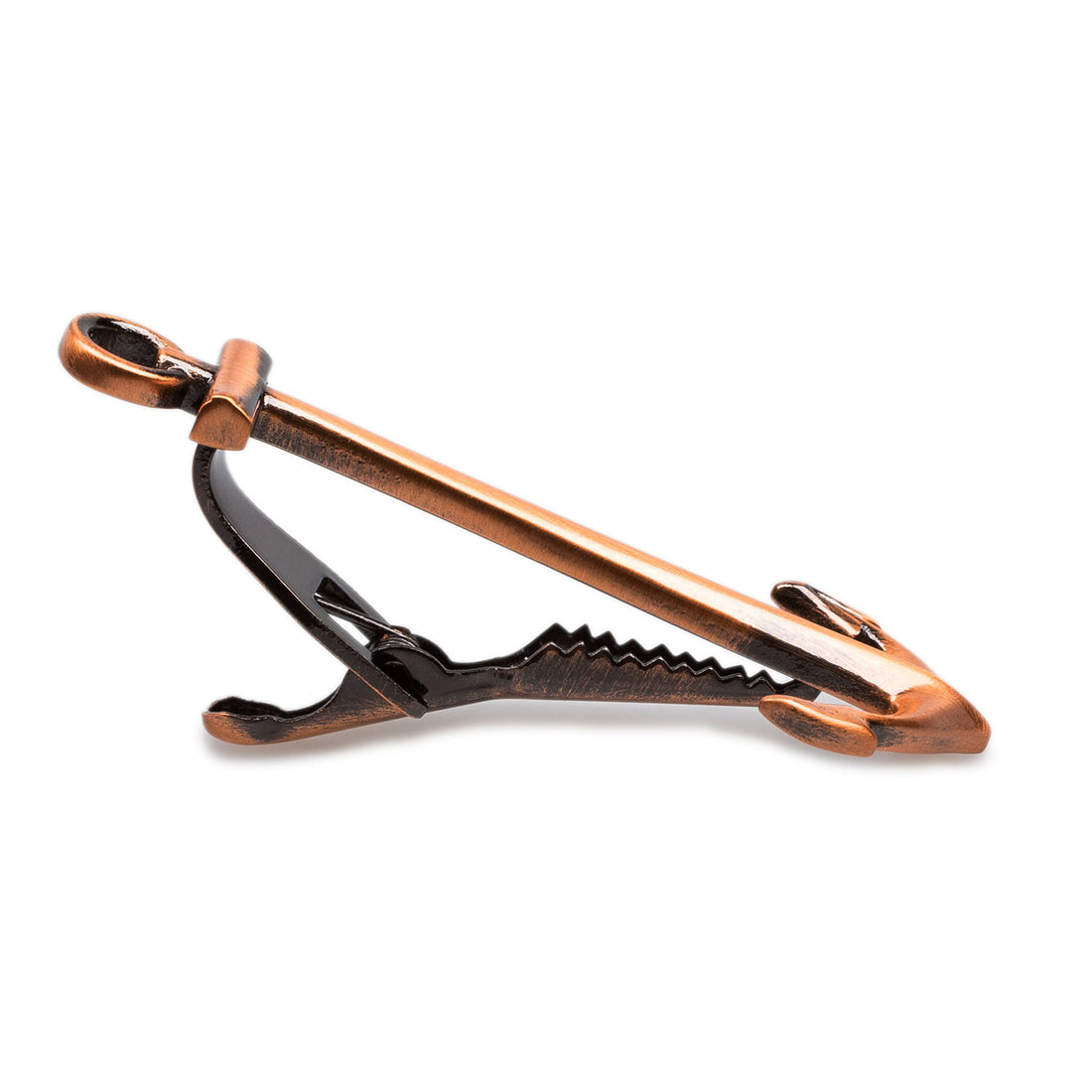 Antique Red Anchor Mens Tie Bar