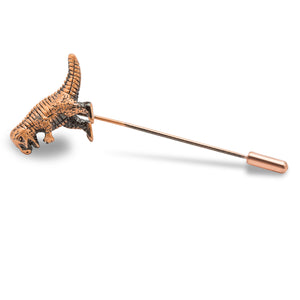Antique Red Tyrannosaurus Lapel Pin