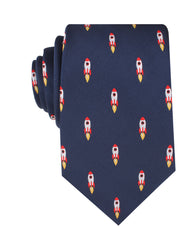 Apollo Space Rocket Necktie