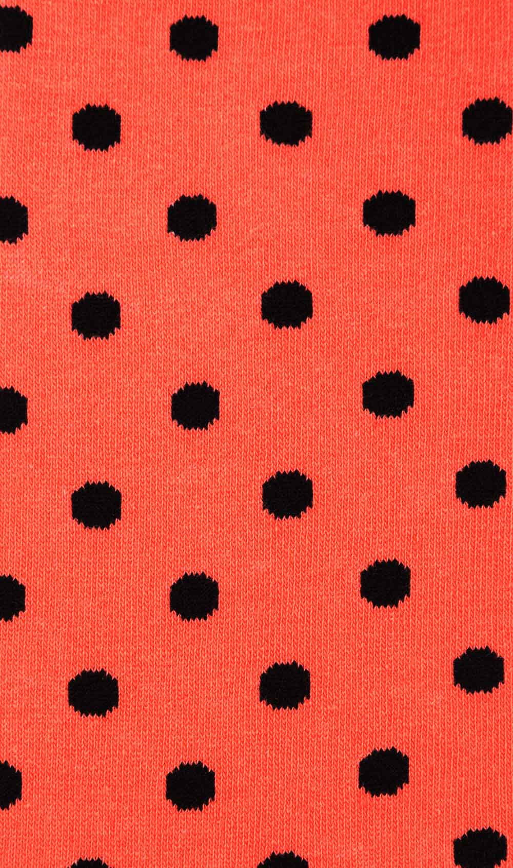 Apricot Peach Dot Socks Fabric