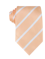 Apricot Striped Necktie
