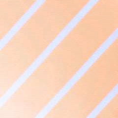 Apricot Striped Self Bow Tie Fabric