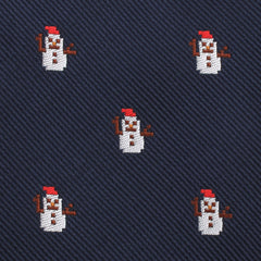 Argentinian Snowman Self Bow Tie Fabric