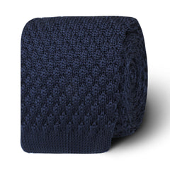 Armament Navy Knitted Tie