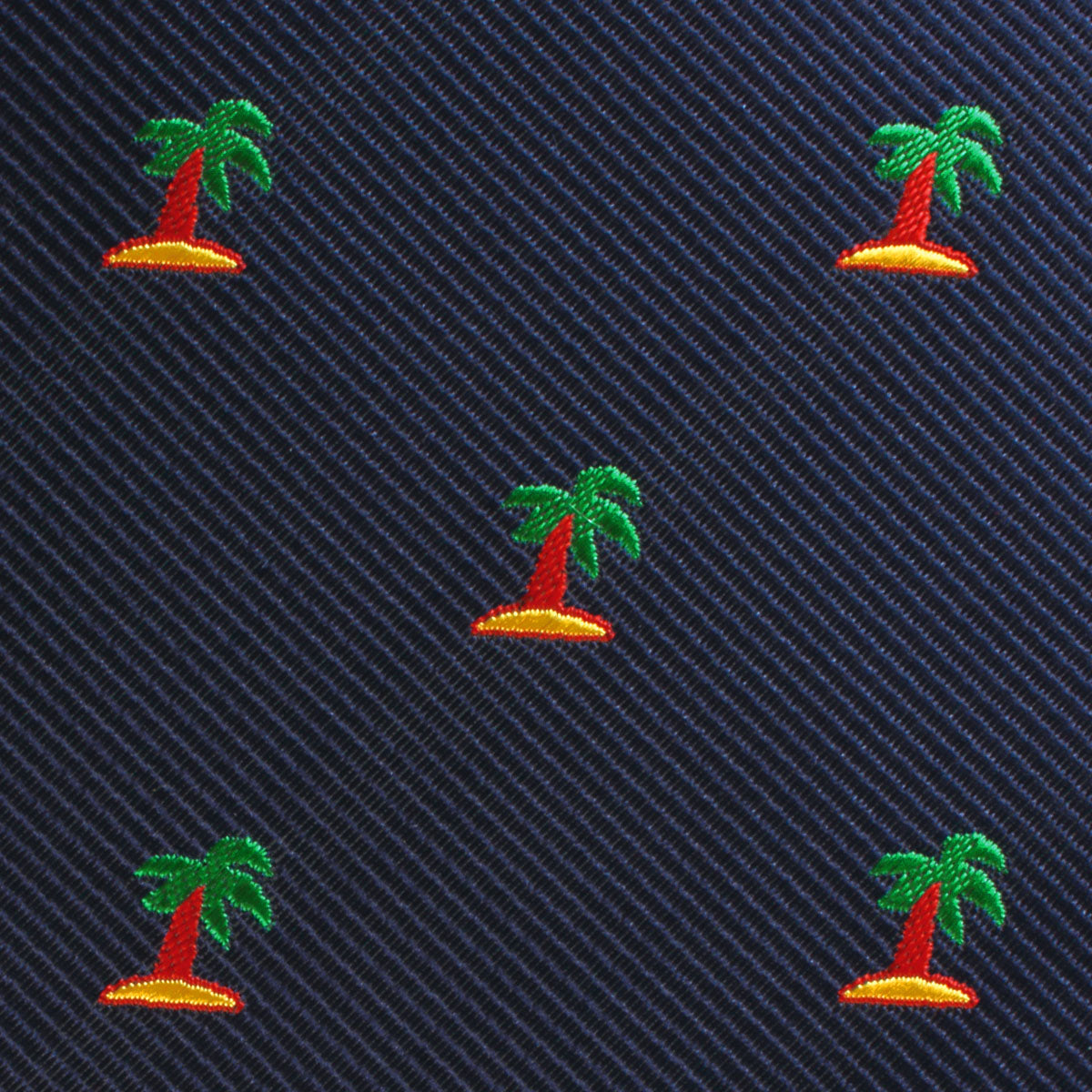 Aruba Palm Tree Skinny Tie Fabric