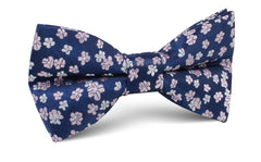 Aster Amellus Lilac Floral Bow Tie