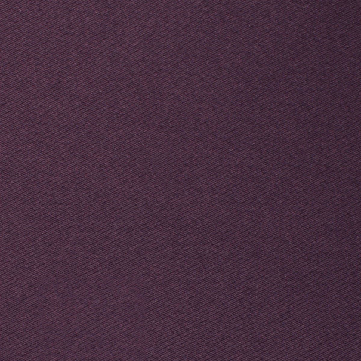 Aubergine Purple Satin Skinny Tie Fabric