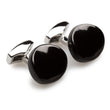Fortress Black Stone Mens Cufflinks