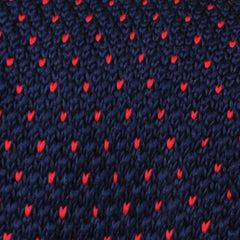 Azure Speckled Knitted Tie Fabric