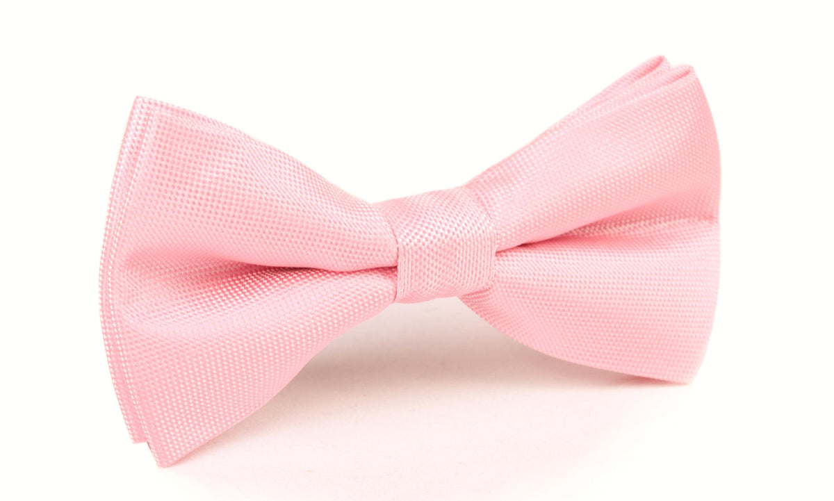 Baby Pink Bow Tie | Wedding Bowties | Pre-Tied Bow Ties | OTAA
