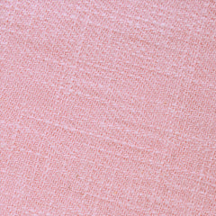 Baby Pink Chevron Linen Fabric Swatch