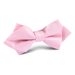 Baby Pink Diamond Bow Tie