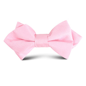 Baby Pink Kids Diamond Bow Tie