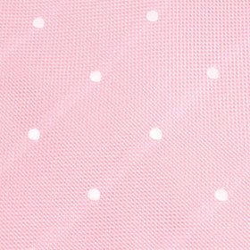 Baby Pink with White Polka Dots Pocket Square
