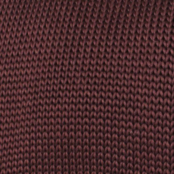 Bathurst Brown Knitted Tie Fabric