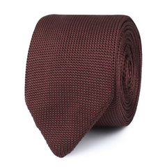 Bathurst Brown Knitted Tie