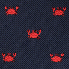 Beach Sand Crab Necktie Fabric