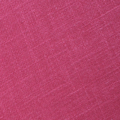 Begonia Hot Pink Linen Pocket Square Fabric
