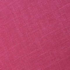 Begonia Hot Pink Linen Skinny Tie Fabric