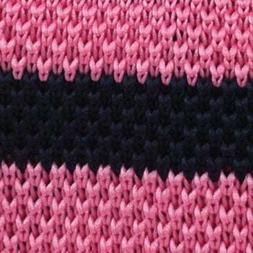 Mr Murray Pink Knitted Tie Fabric