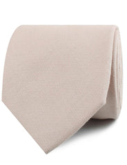 Biscotti Cream Linen Neckties