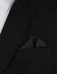 Black -Winged Puff Pocket Square Fold