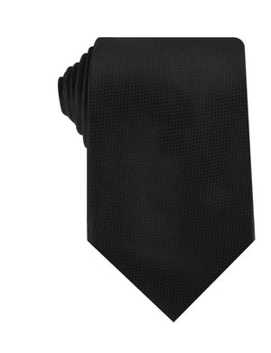 Black Basket Weave Necktie