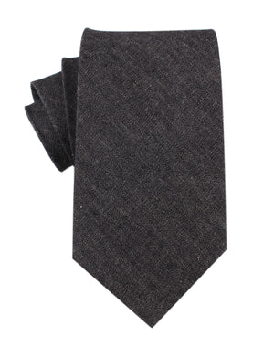 Black Denim Jeans Cotton Necktie