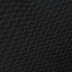 Black Diagonal Herringbone Bow Tie Fabric
