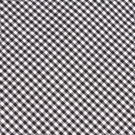 Black Gingham Cotton Pocket Square