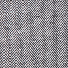 Black Herringbone Linen Fabric Bow Tie L028
