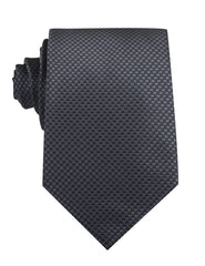 Black Houndstooth Pattern Necktie | Men's Pattern Tie | Business Ties ...