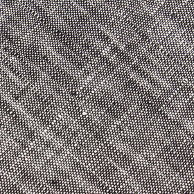 Black Linen Chambray Pocket Square