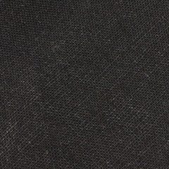 Black Linen Fabric Pocket Square L032