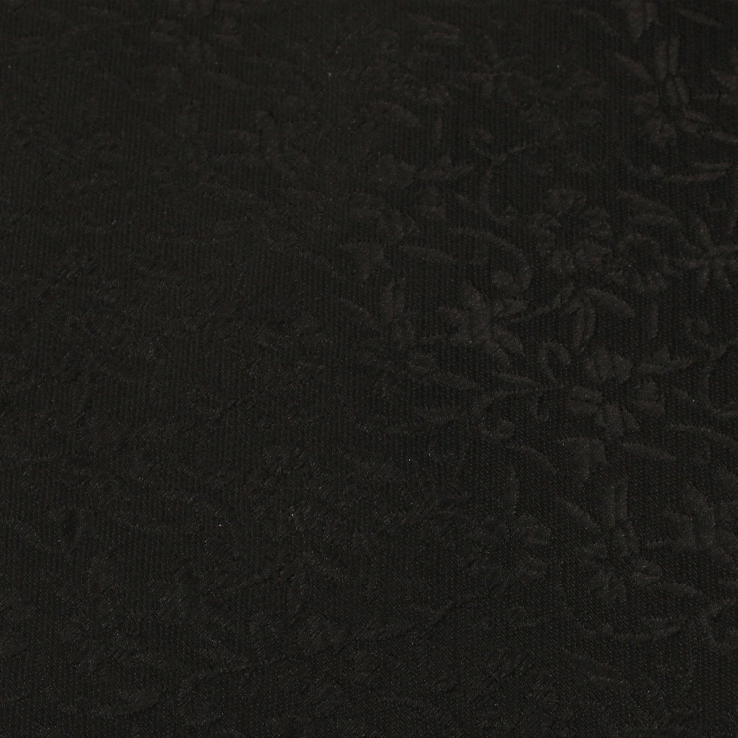 Black Floral Pattern Tie