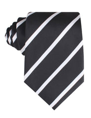 Black Pencil Stripe Tie